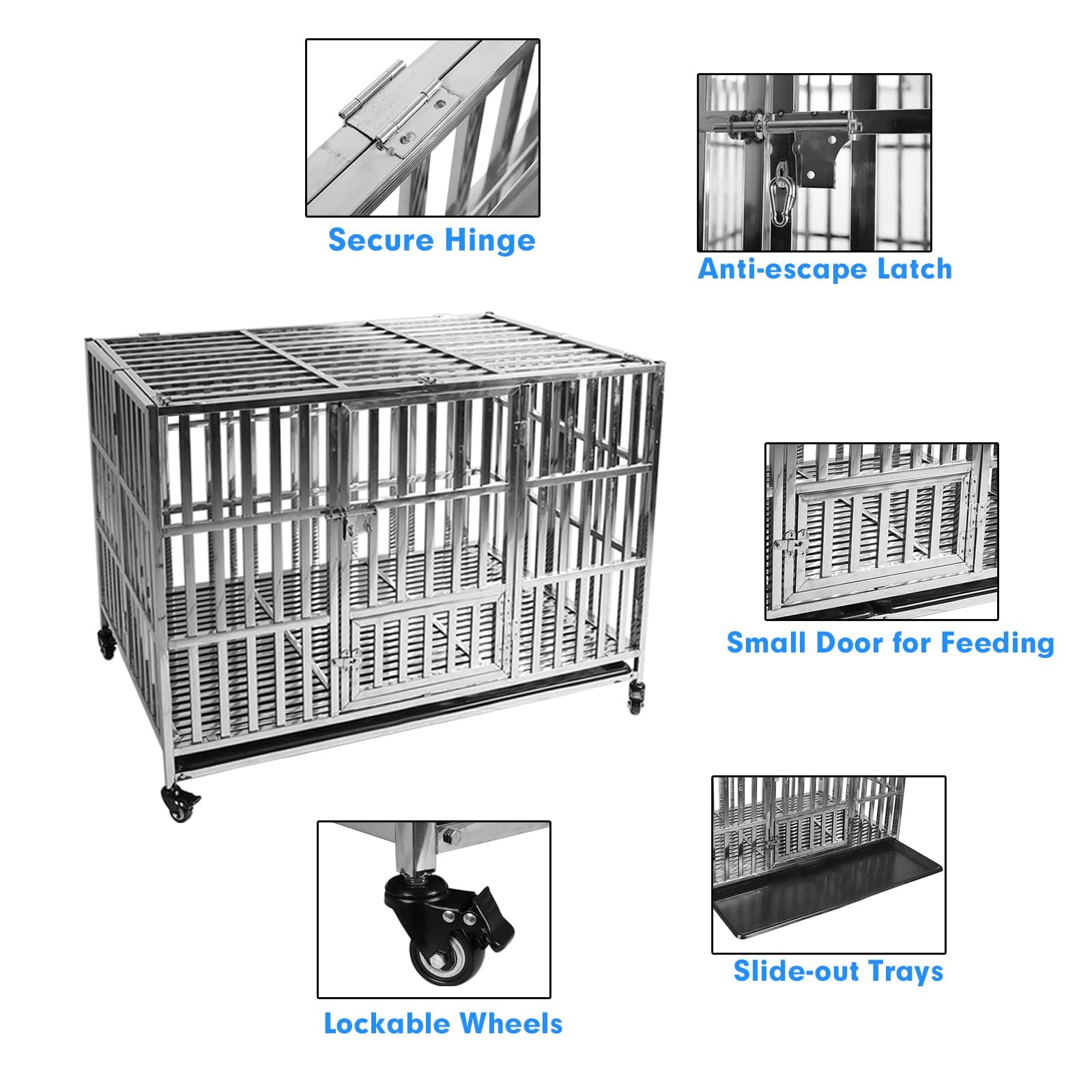fnrkuf-47-heavy-duty-stainless-steel-dog-crate-pet-kennel-foldable-dog