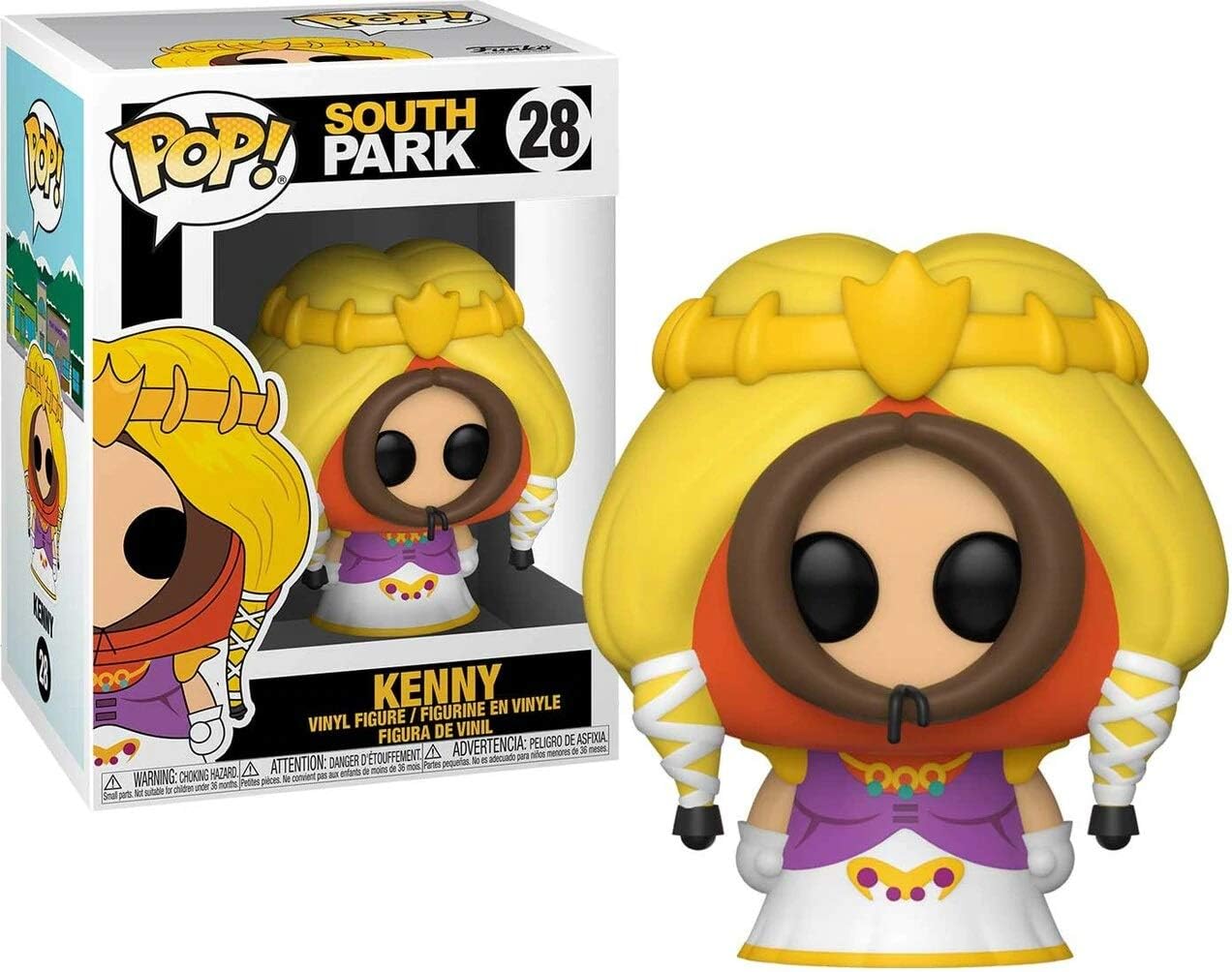 Funko Pop! Animation: South Park - Princess Kenny Vinyl Figure (Bundled with Pop Box Protector Case)