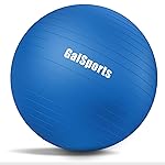 GalSports Anti-Burst Slip Resistant Stability Ball - Swiss Ball for Home Gym & Physical Therapy (Bule, XL(30ines/75cm))