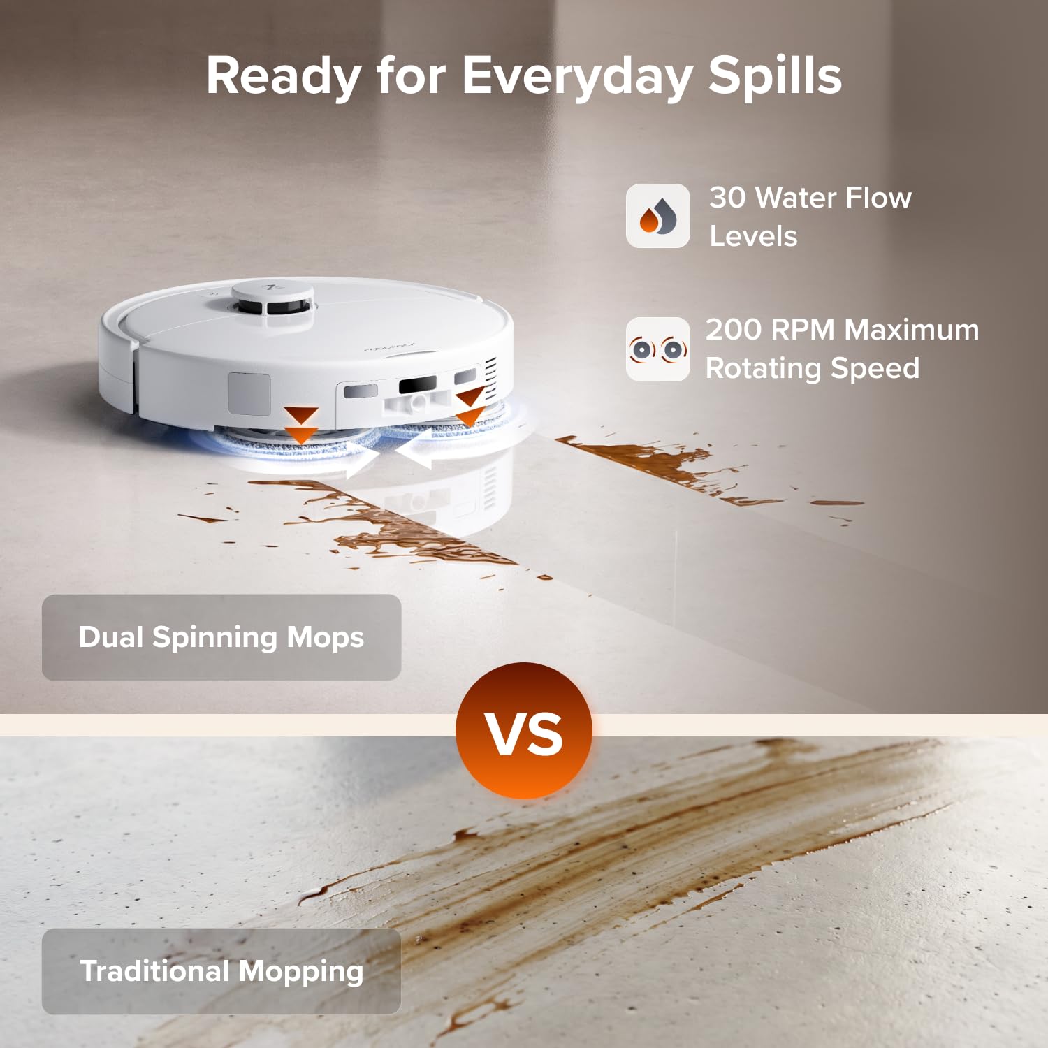 roborock 2026 New Qrevo 2 Pro Set Robot Vacuum and Mop, 25,000Pa Suction view 8