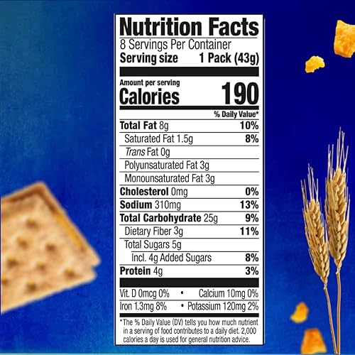 Miniatura 5 de Galletas sándwich de grano entero, mantequilla de maní, 2 cajas, 10 paquetes de 6 sándwiches cada una, 24.2 onzas