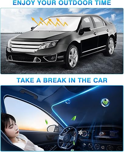 Miniatura 302 de KUST Parasol para parabrisas para Ford Fusion 2013-2020 2021, accesorios para ventana, protector de visera solar, plegable, bloquea los rayos UV