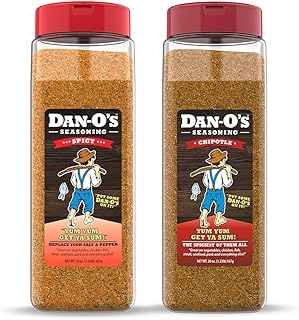 Seasoning Large 2 Bottle Combo | Spicy & Chipotle | 2 Pack (20 oz)