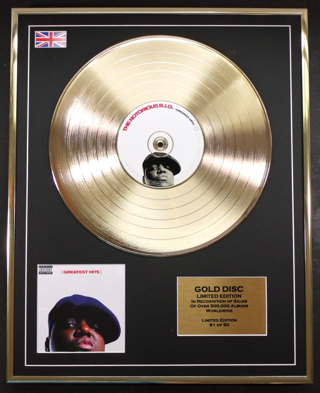 Notorious B.I.G/CD GOLD DISC Record Limitierte Edition/GREATEST HITS
