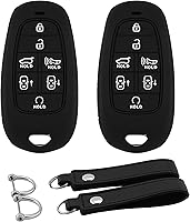 Vista 27 de Funda para Llavero de Silicona para Auto Compatible con Ford F150 Explorer Mustang Edge, para Lincoln MKZ MKX MKC con 5 Botones, Protector Completo