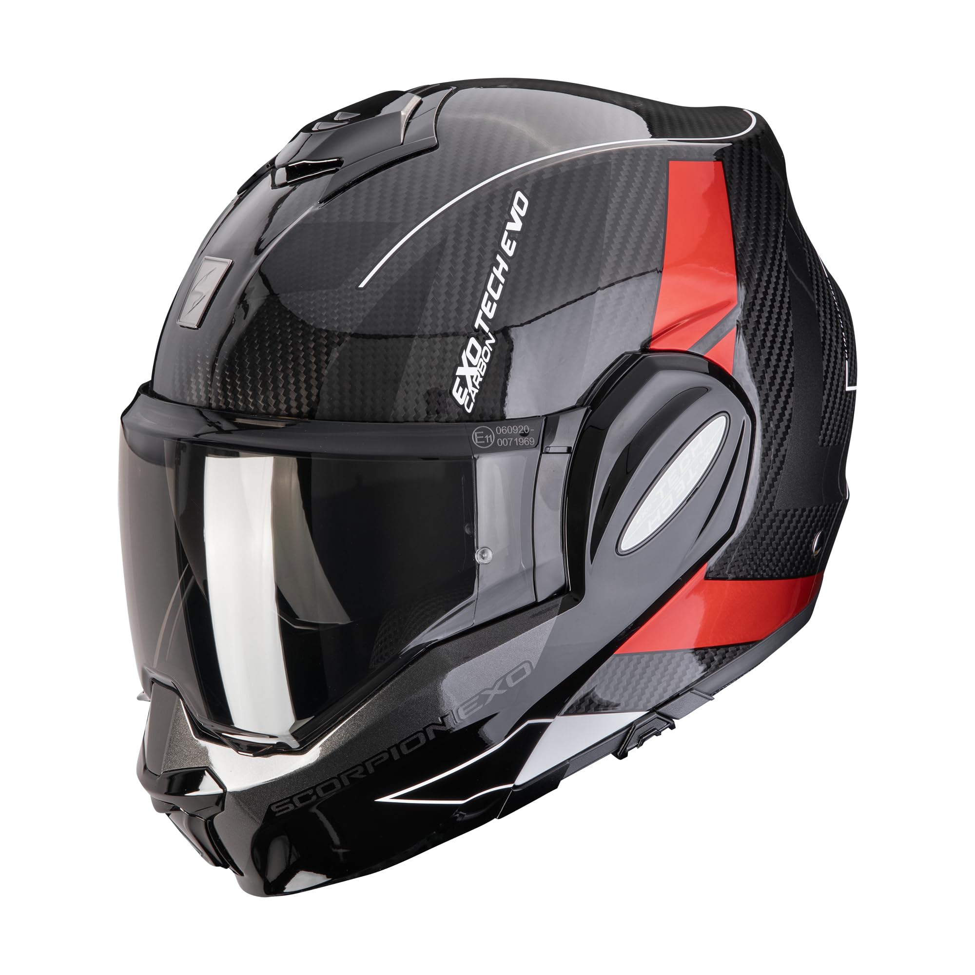 SCORPION EXO-TECH EVO CARBON CAD Black-Red XL