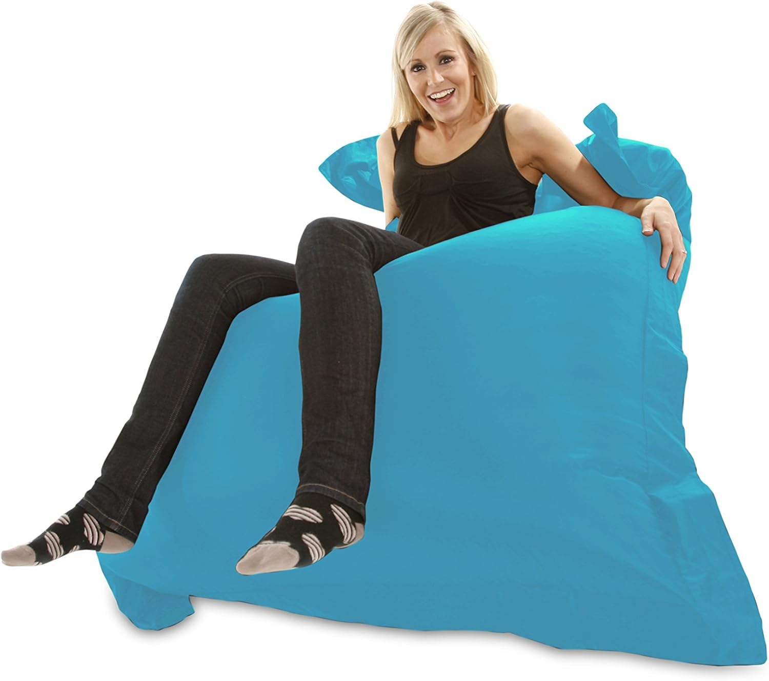 Extra Large Giant Beanbag in Teal Blue XXXL 180x140cm Indoor