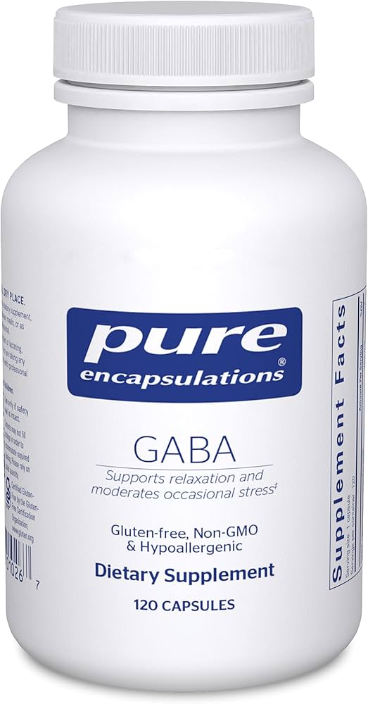 GABA pure encapsulations ネスレサプリメント 120錠