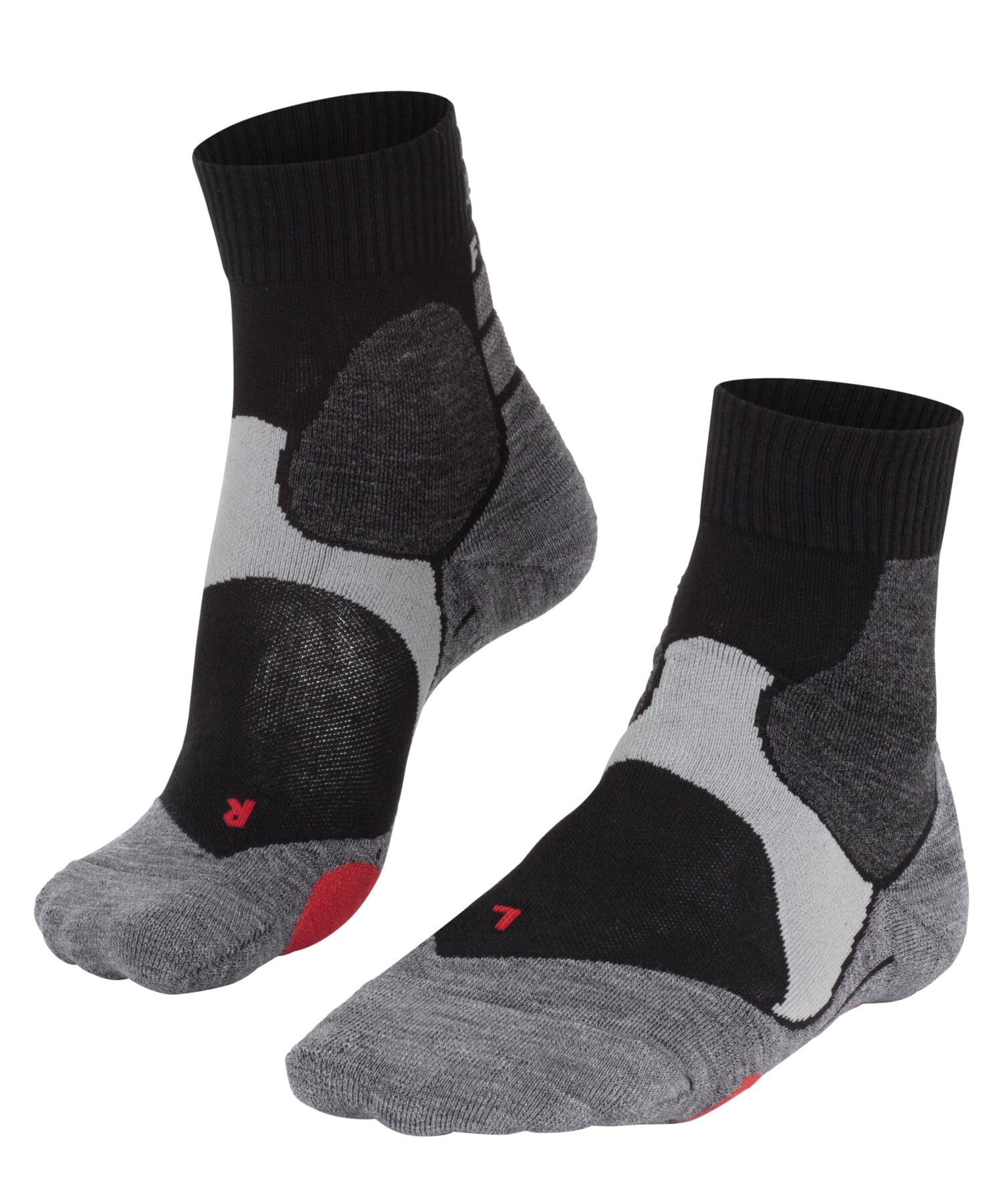 FALKE BC3 Comfort U SSO coton fil fonctionnel anti-ampoule 1 paire, Chaussettes de cyclisme Mixte, Noir (Black-Mix 3010), 37-38