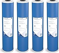 Vista 1 de Pentair Pentek GAC-20BB Big Blue Filtro de Agua de Carbón, 20 Pulgadas, Cartucho de Reemplazo de Carbón Activado Granular (GAC) de Alta Resistencia