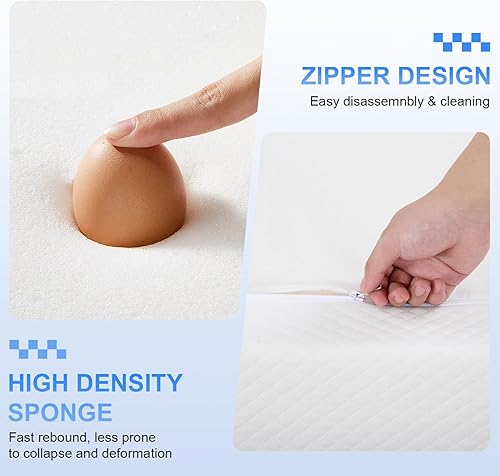 Miniatura 53 de FDW - Colchón de 6/8/10/12 pulgadas de espuma viscoelástica de gel para dormir fresco y alivio de la presión, firmeza media, certificación