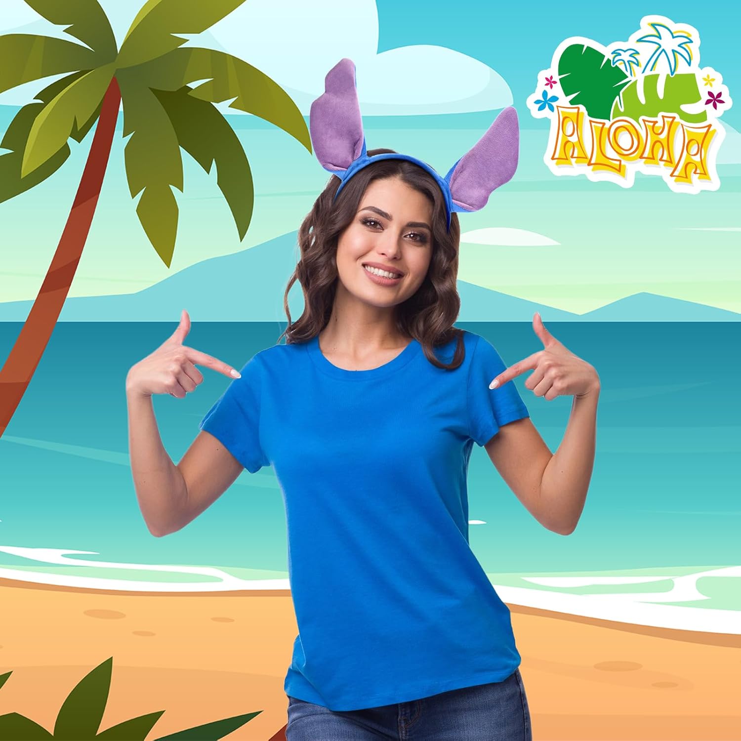 Kavoc Alien Dog Costume Include Blue Dog Ear Headband for Halloween Party Dress Up - Image 5