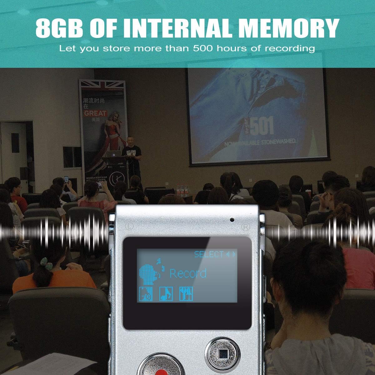 COVVY BL-033 with 8GB internal memory