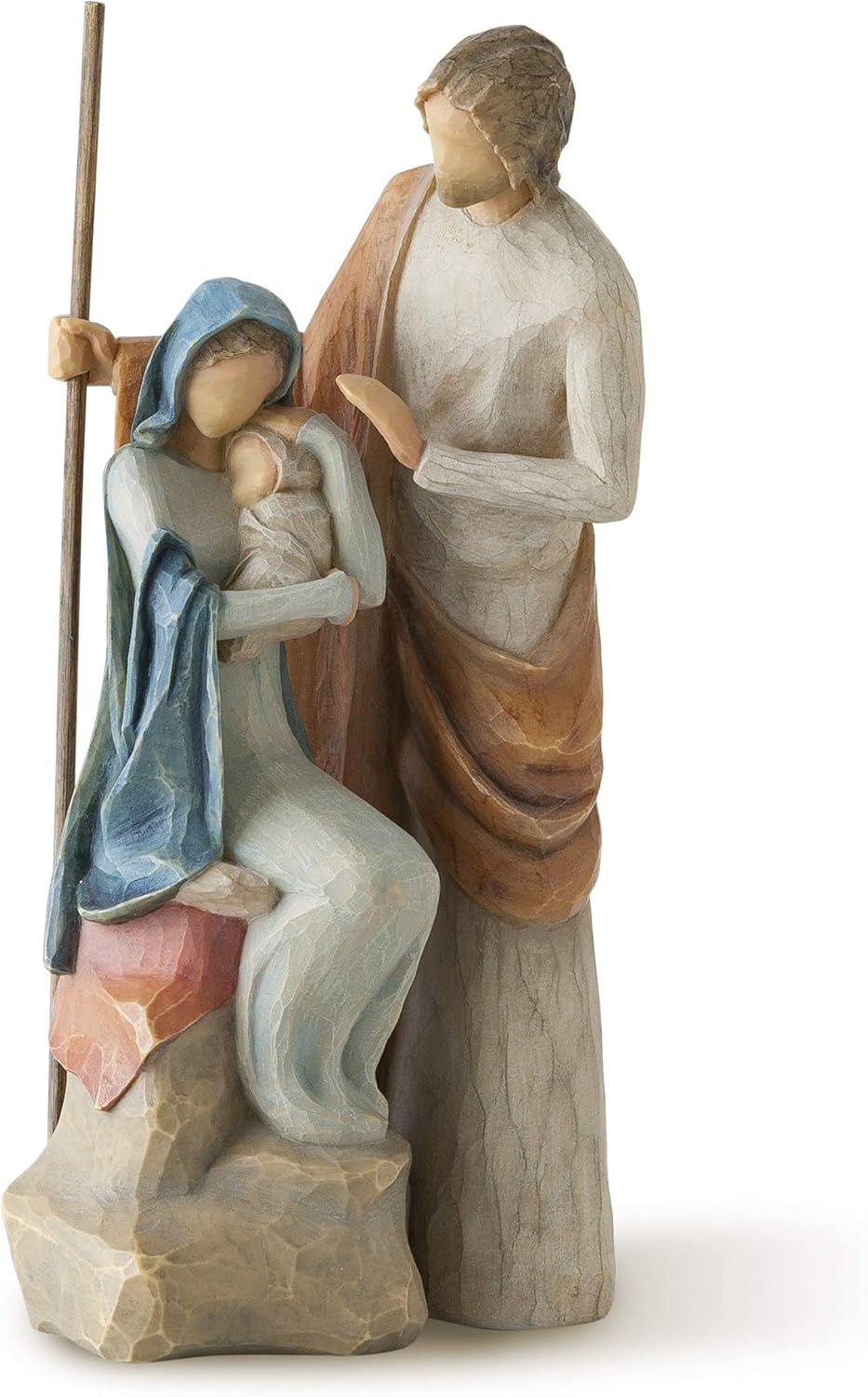Willow Tree Holy Family figurine Mary holding Jesus and Joseph