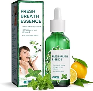 Bad Breath Treatment for Adults, Bad Breath Eliminating Serum, Natural Breath Freshening Drops, Lasts up to 8 Hours, Minty Taste, 30ml