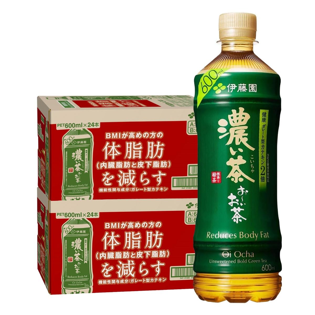 伊藤園 お～いお茶 濃い茶 600mlペットボトル24本