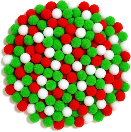 Miniatura 8 de Blulu - Pompones para manualidades y suministros de hobby, 500 unidades, 0.5 in