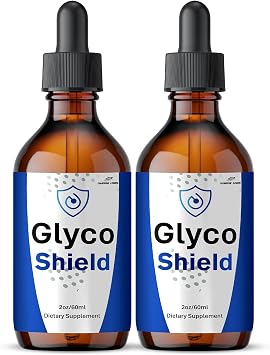 2 Pack Glyco Shield Drops, All Natural Blood Formula Support, GlycoShield Liquid Supplement, for Men and Women Maximum Strength