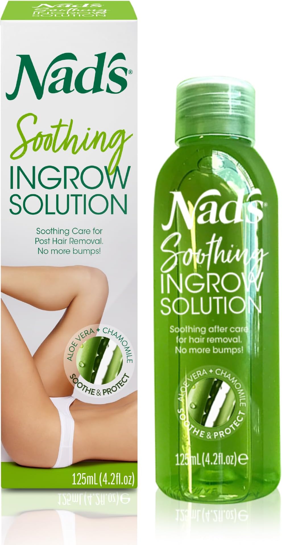 Soothing Ingrow Solution, Ingrown Hair Reduction, Treatment for Ingrown Hairs, Redness and Inflammation, Ingrown Hair Treatment, 125ml