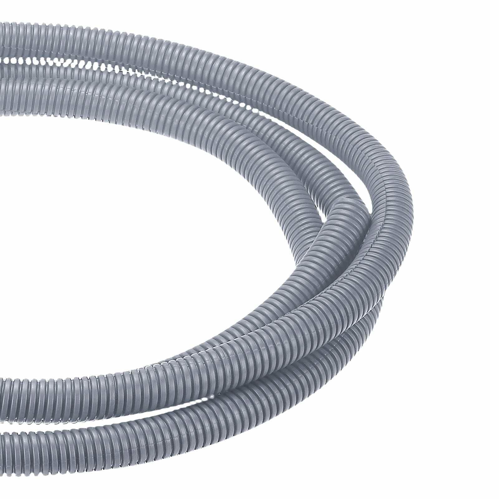 DMiotech 50ft Wire Loom Split Tubing 1/2 Inch(12.7mm) ID Gray