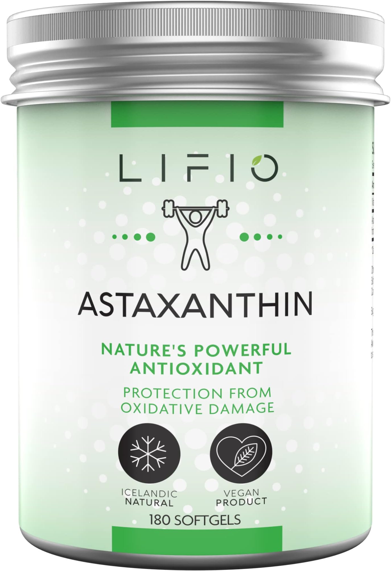 Astaxanthin 8mg | All Natural, Vegan, Non-GMO, Gluten Free |Nature’s Powerful Antioxidant | Supports Eye, Skin, Joint, Heart, Brain, Muscle, Endurance, Exercise, Recovery | 60 Softgels