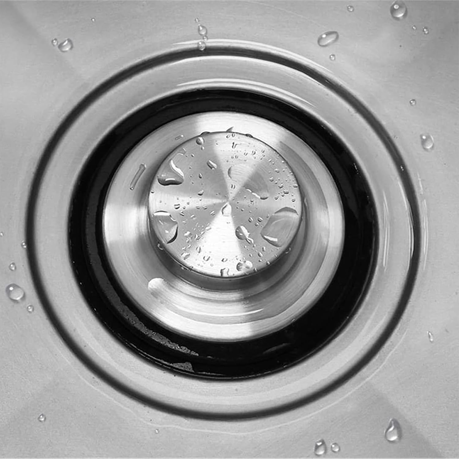 2 Pack Kitchen Sink Stopper for Garbage Disposal Stopper, Stainless Steel Garbage Disposal Plug Fits Standard Kitchen Drain Size of 3 1/2 Inch, for Insinkerator, Kitchenaid, Kohler, Waste King