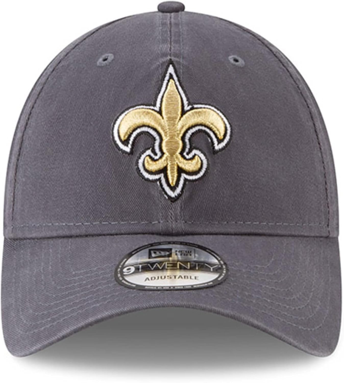 New Era NFL Core Classic 9TWENTY Graphite Adjustable Hat Cap - One Size