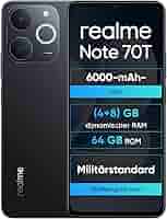 realme Note 70T 4 + 64 GB Smartphone, Display Eye Comfort 6