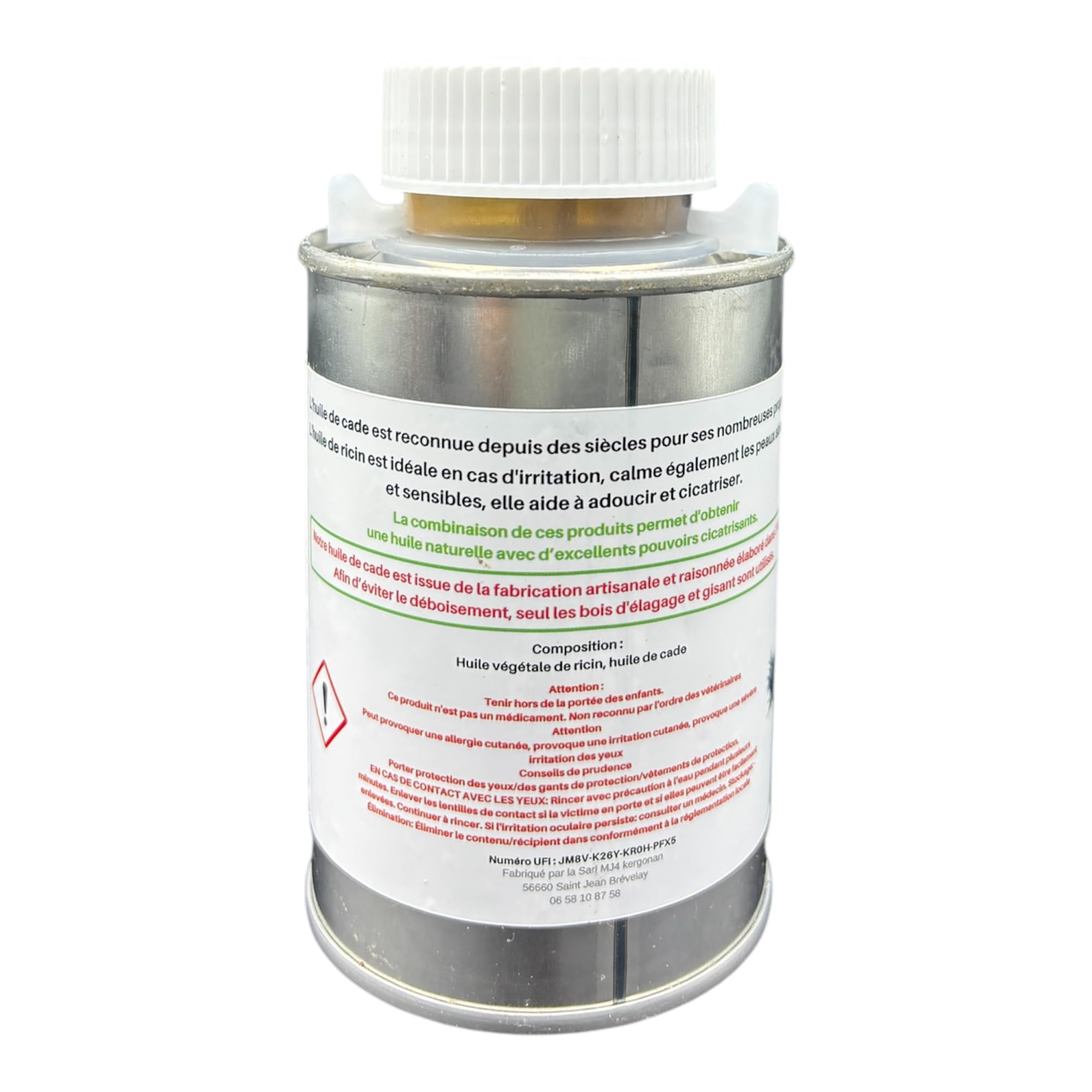 Huile cicatrisante et antiseptique pour poule 250 gr
