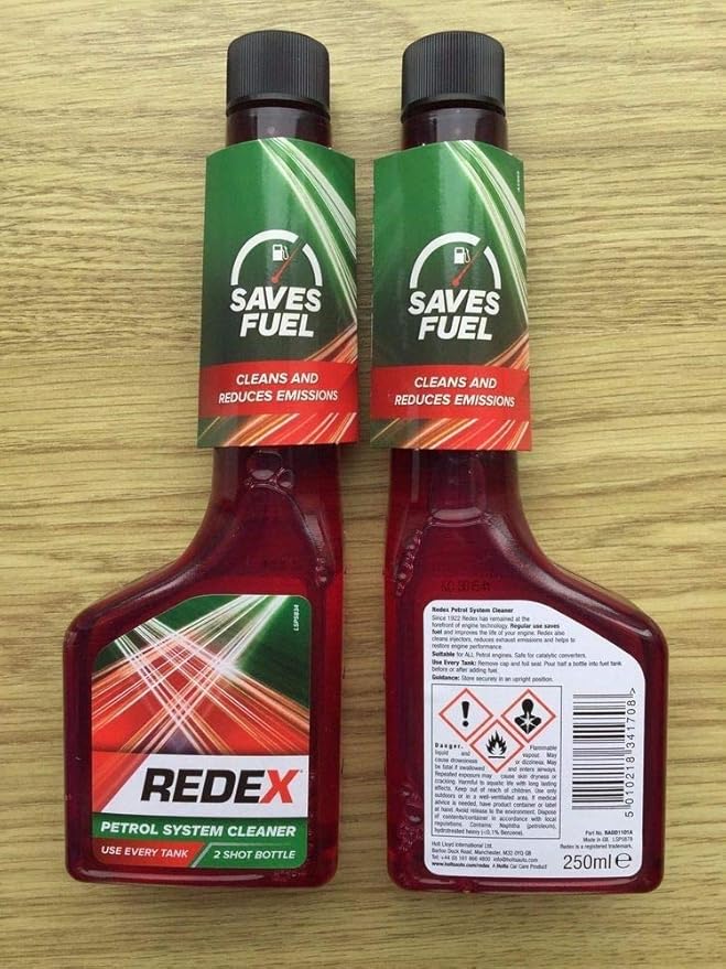 2 x Redex Petrol System Injector Cleaner 250ml Amazon.co.uk Automotive