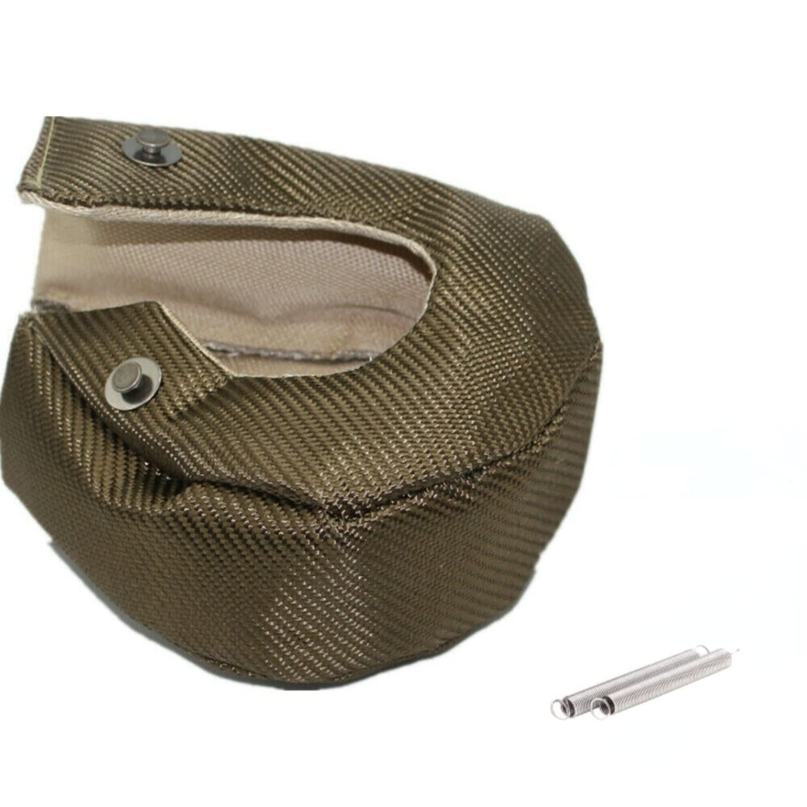 Titanium Turbo Blanket T3 Turbocharger Heat Shield Fit T3 GT25 GT28 GT30 GT32 GT35 GT37 CT26 Turbo With Locking Springs