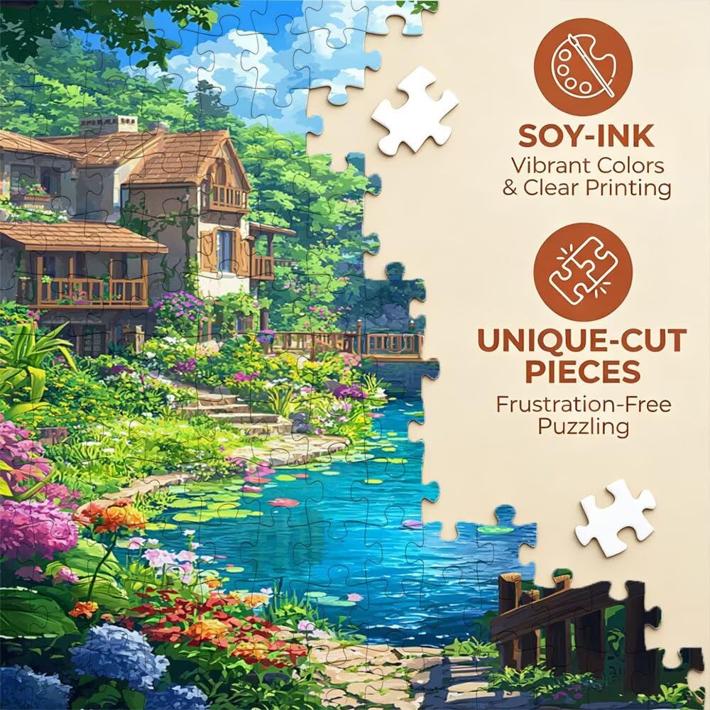 Puzzle 4000 Pezzi, Città Fiume 3D Puzzle per Adulti Impegnativo, Educa Puzzles Artistico, Divertente E Stimolante Puzzles Decorativo per La Famiglia, Regalo e Decorazione Pareti DX0YL6-936