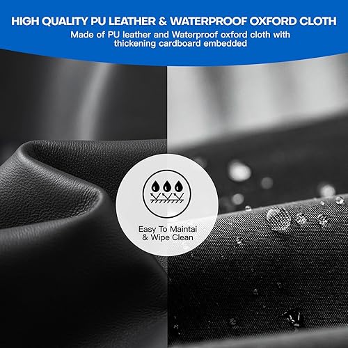 Miniatura 2 de Organizador de asiento de automóvil, organizador de asiento trasero de piel sintética de alta calidad para mantener ordenado, almacenamiento de
