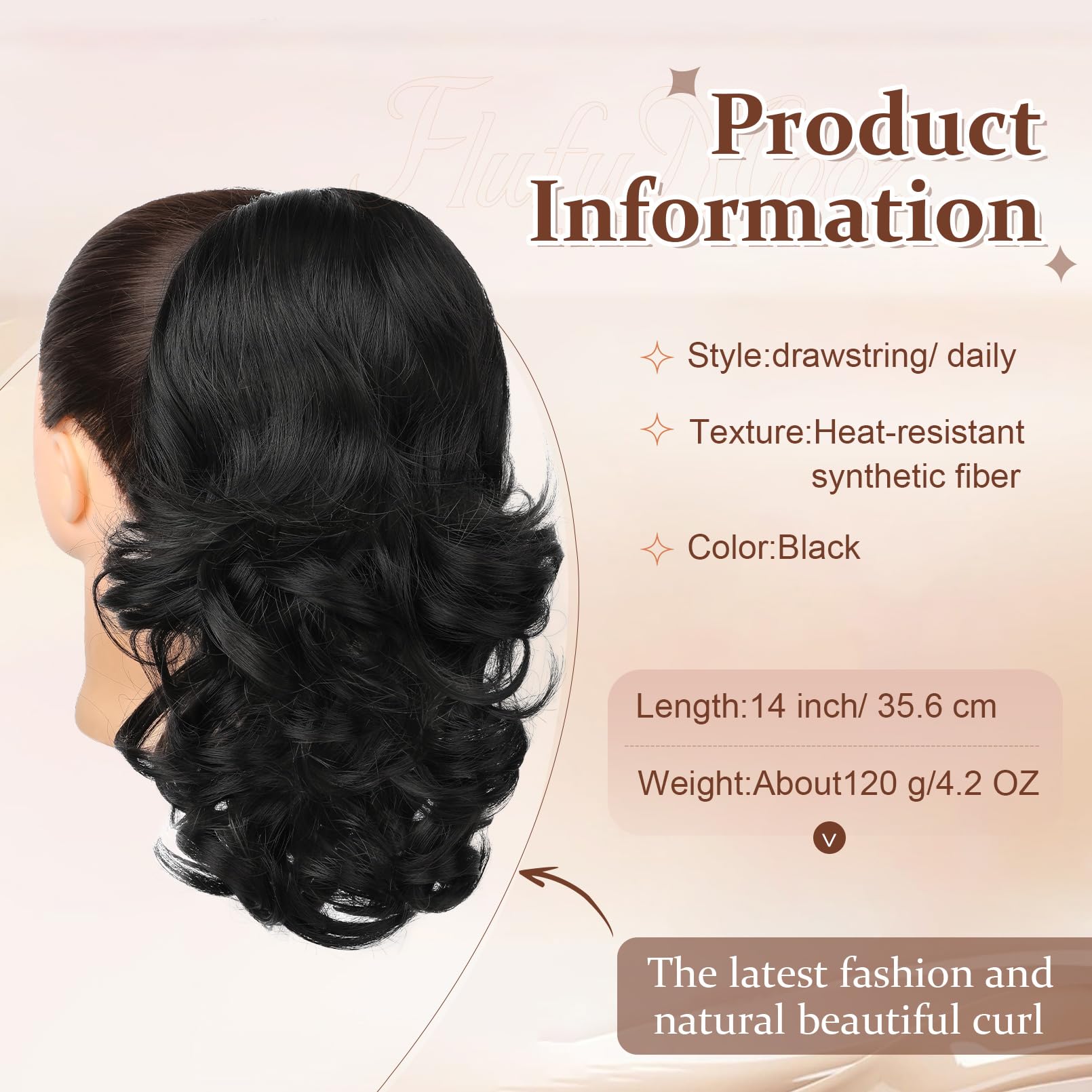 Flufymooz Ponytail Extension - Image 2