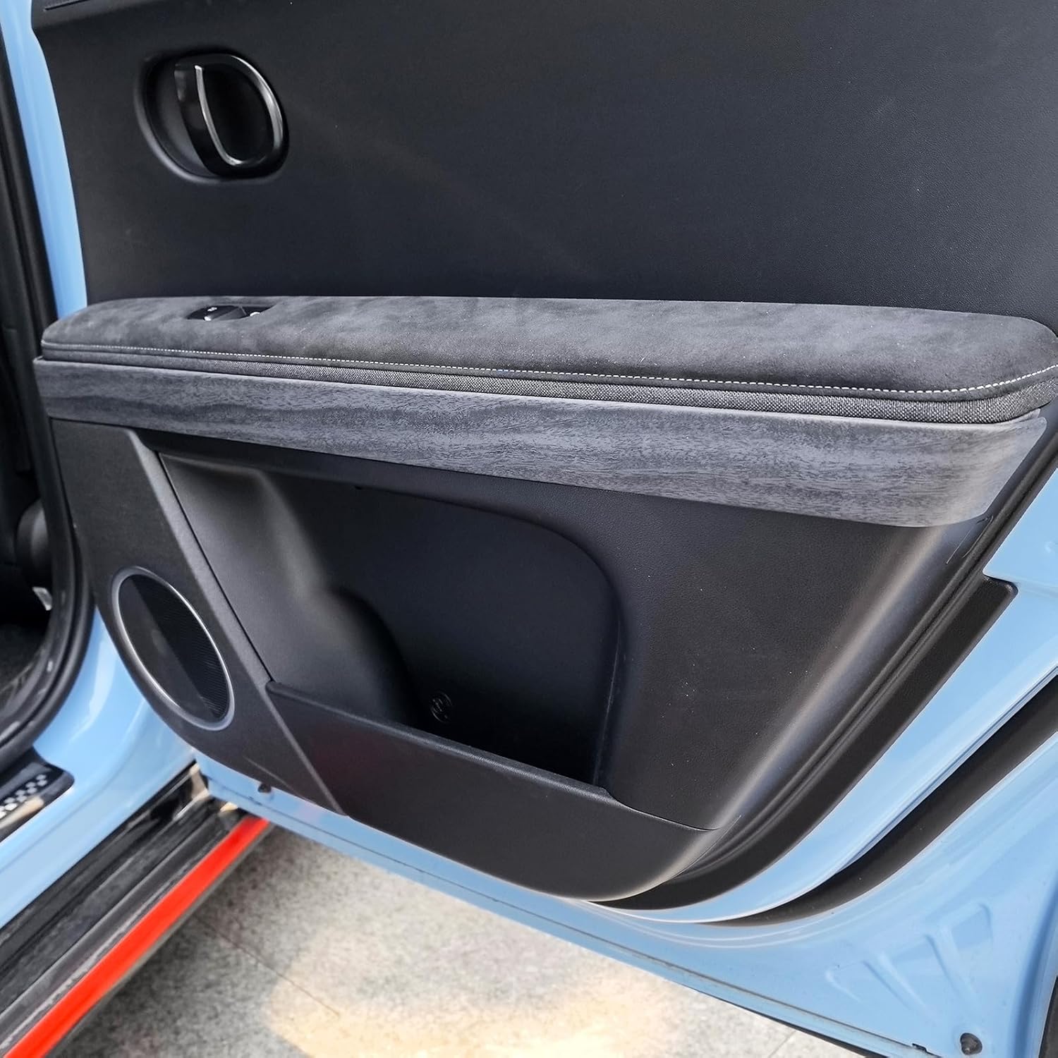 Door Panel Stripes Covers Trim Compatible with Hyundai IONIQ 5 Hyundai IONIQ 5[PE] Accessories (Wood Grain)