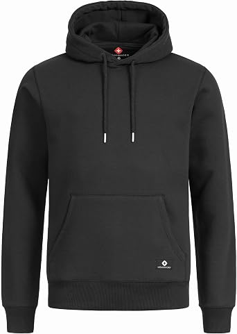 H henhorn Janga Hoodie Men's Hooded Pullover Hoody Sweatshirt Made of High-Quality Cotton