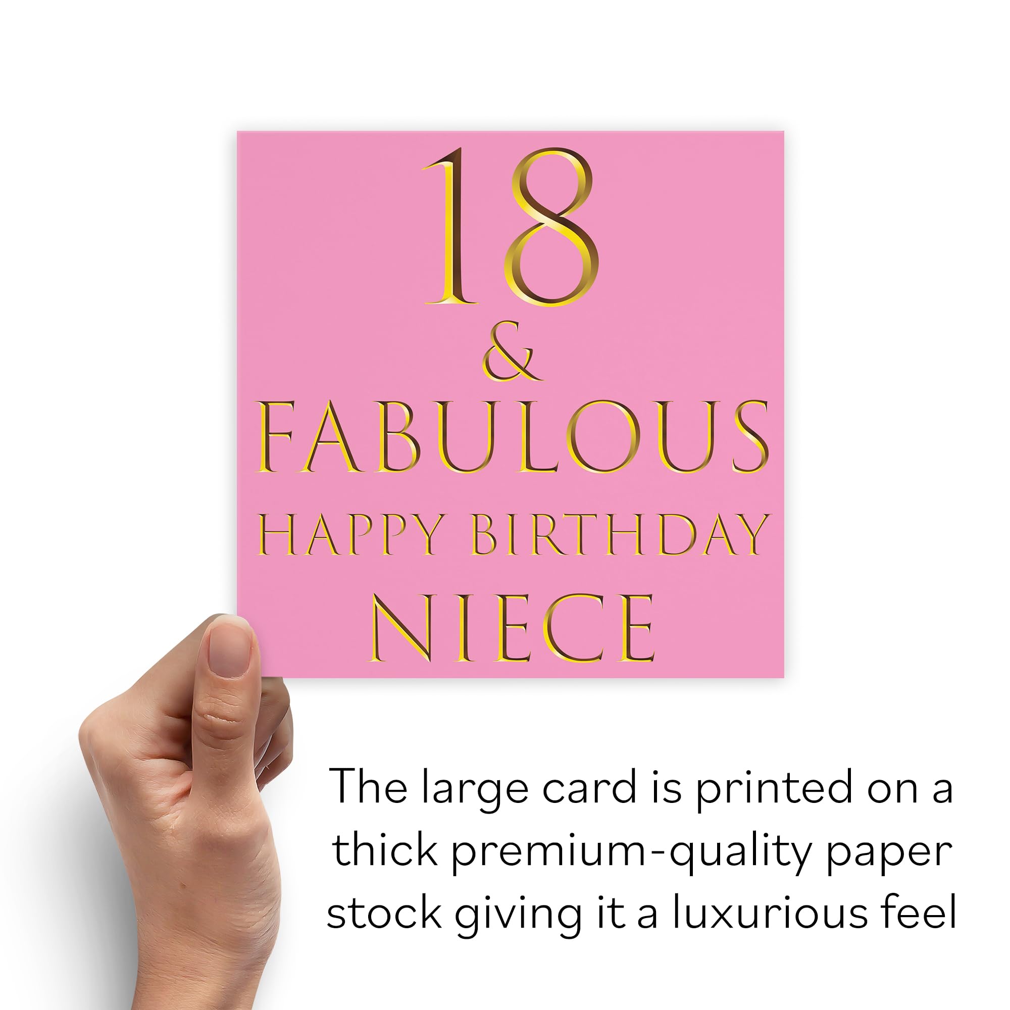 Hunts England - Large Daughter 11th Birthday Card - Happy Birthday - 11 - To The Best Daughter In The World - Iconic Collection - Large - 210 x 210 mm - Age 11