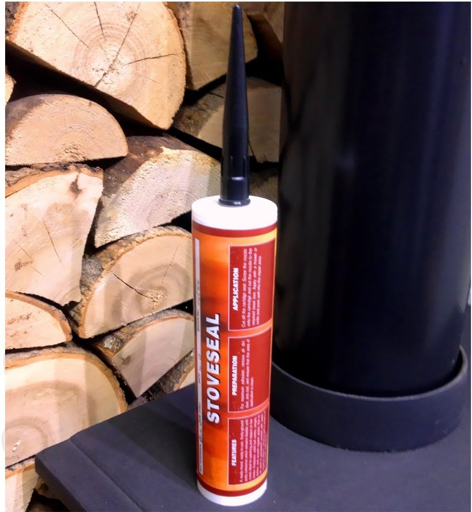 Envirograf Stove Seal Fire Proof High Temperature Sealant 1250c-2282F Black