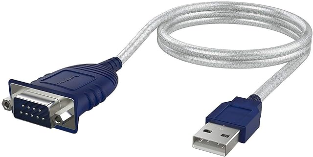 Sabrent USB 2.0 to Serial (9-Pin) DB-9 RS-232 Converter Cable (CB-DB9P)