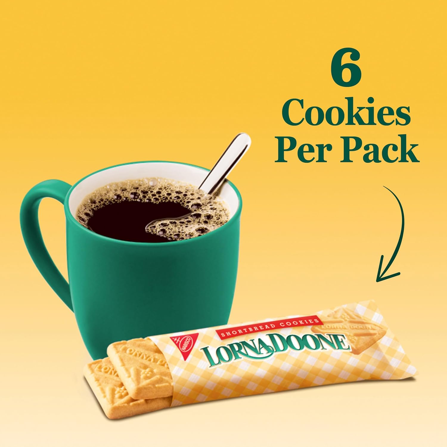 Lorna Doone Shortbread Cookies, 36 Snack Packs (6 Cookies Per Pack, 12 Boxes) - Image 5