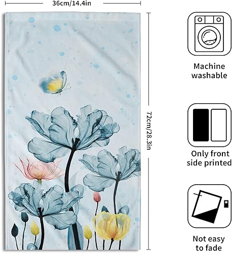 Vista 369 de Giwawa Juego de 2 toallas de mano de pino con ciervos del bosque, toallas de baño, suaves y absorbentes, para bar, bar, cocina, hotel, spa, Ciervo