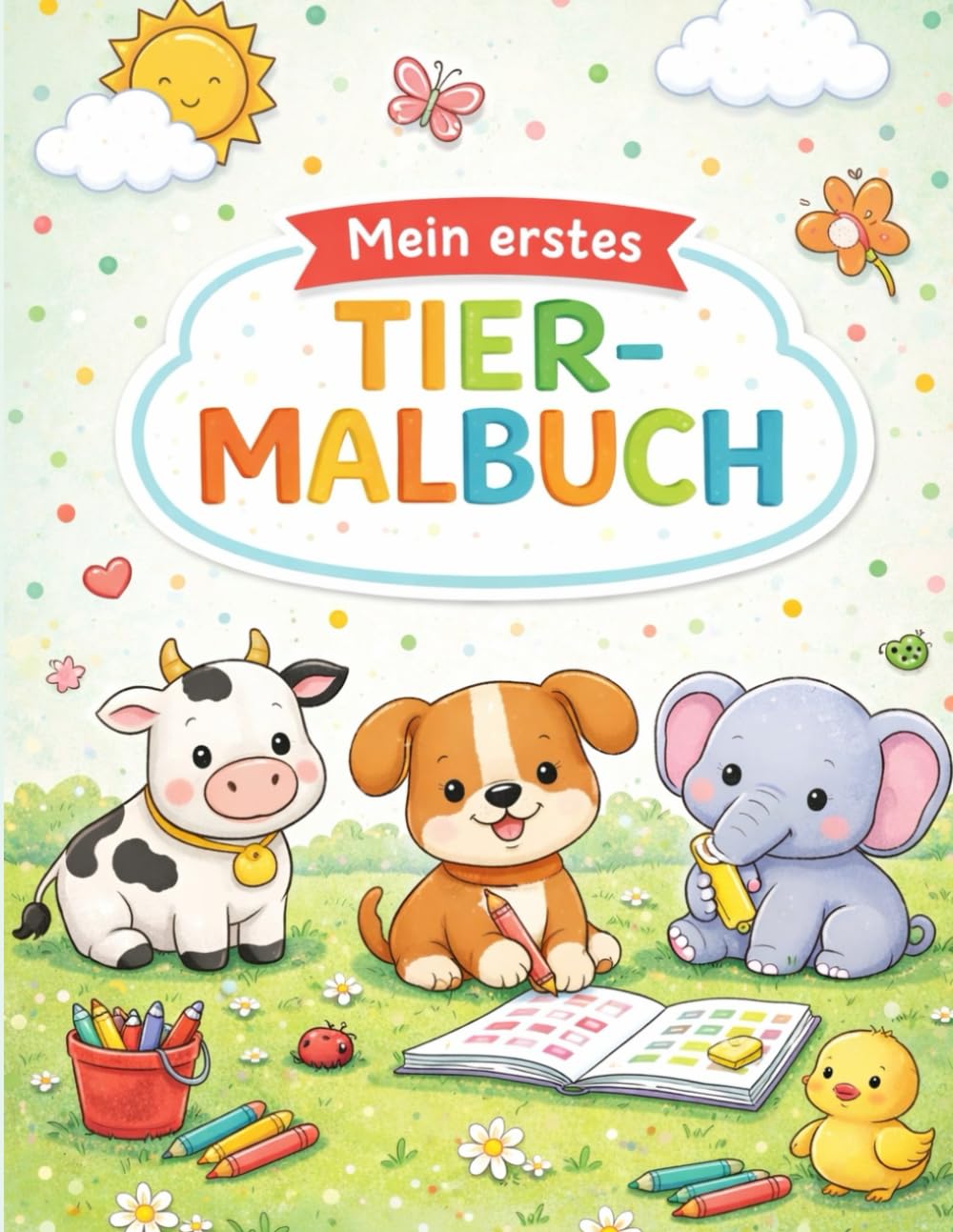 Mein erstes Tier-Malbuch