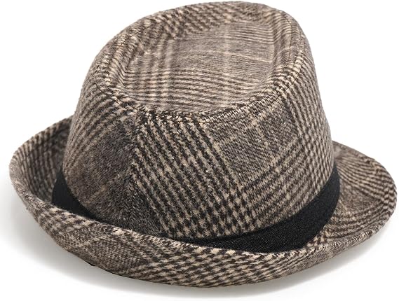 Classic Fedora Hat for Men Women Retro Gatsby Trilby Bowler Cap Jazz Hats