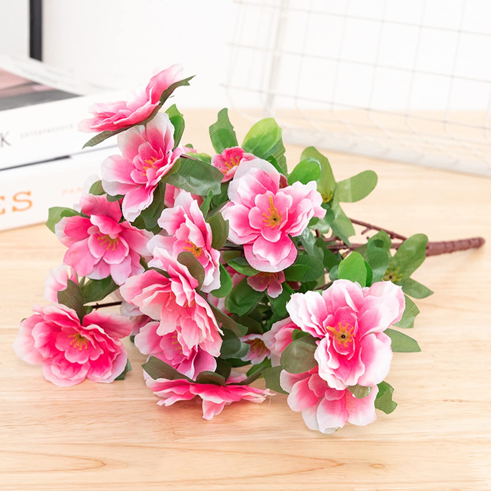 Amazon.com: Artificial Rhododendron Non-Fading Exquisite Chic Highly  Simulated Fake Rhododendron Pink : Home & Kitchen