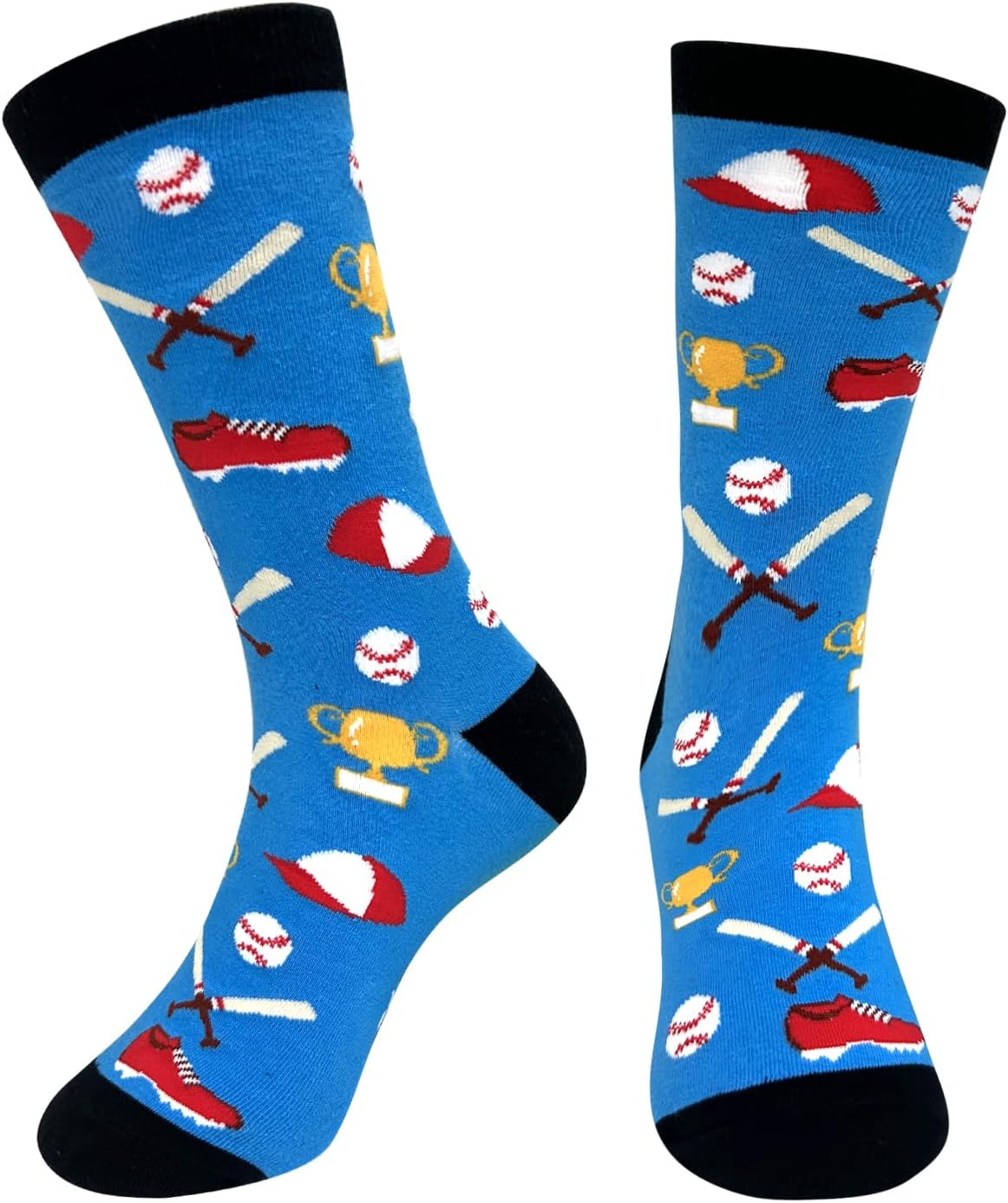 Queen Hero Softball Socks for Men and Women Novelty Funny Gifts for Softball Lovers Players and Coaches Crew Socks