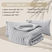 Vista 551 de HYMOKEGE - Juego de edredón tamaño king, color negro y rojo, de sirsaca, de 7 piezas, para todas las estaciones, en una bolsa, para dormitorio