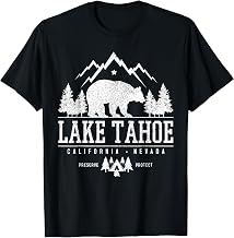 Lake Tahoe California - Bear Mountains Nature Camping Gift T-Shirt