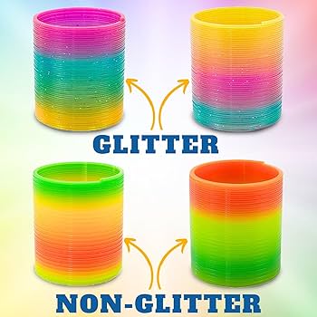 Amazon.com: 12 Pack Magic Rainbow Springs | Classic Novelty