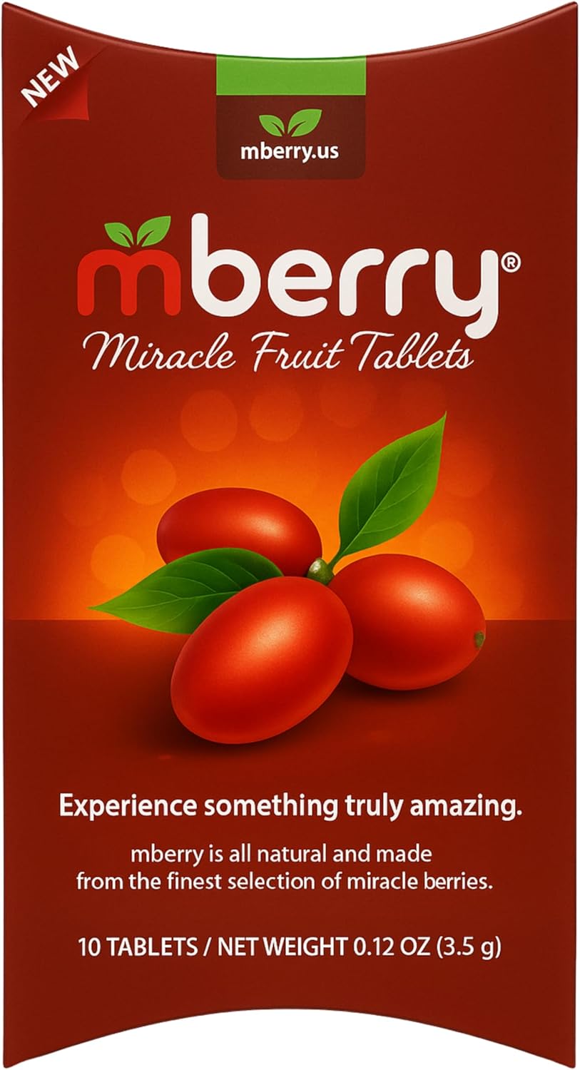mberry Miracle Fruit Tablet, 10-Count : Amazon.ca: Grocery & Gourmet Food