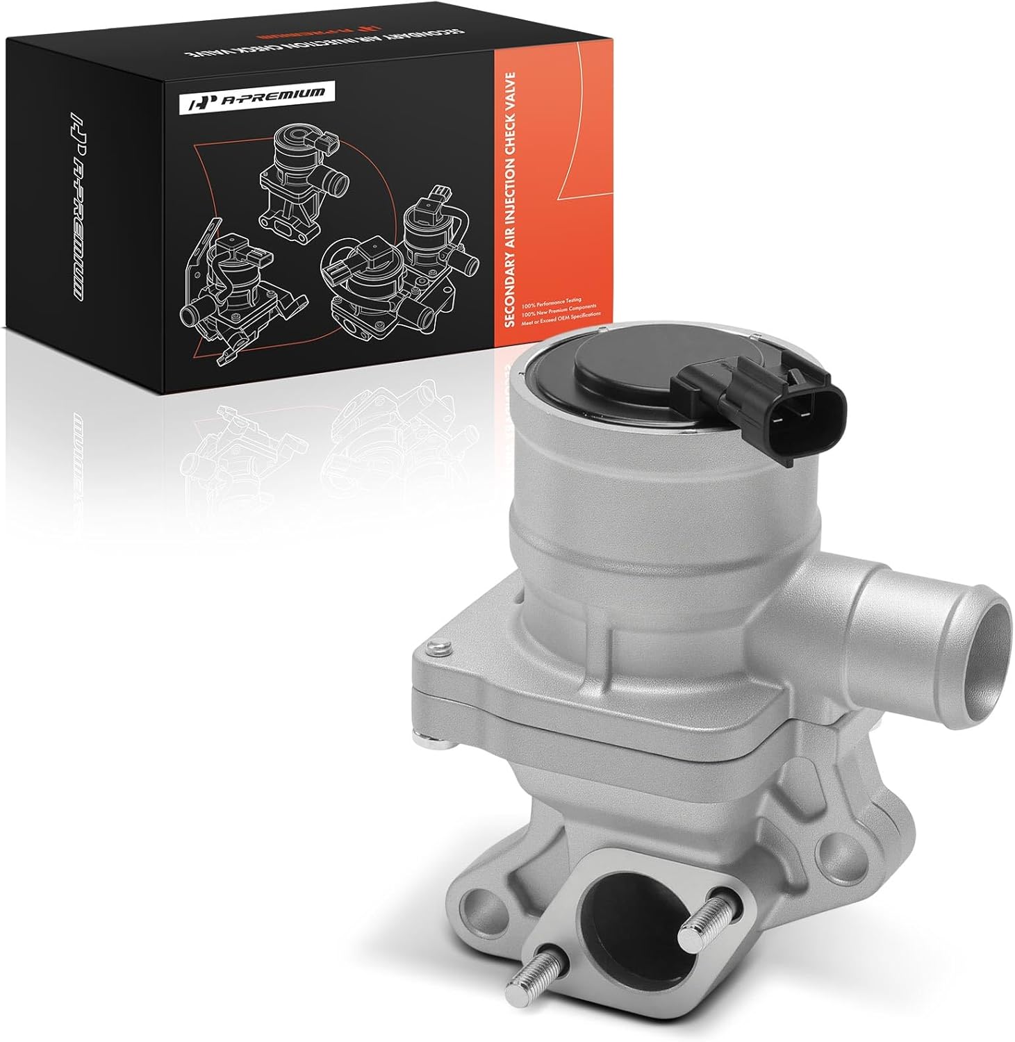 A-Premium Secondary Air Injection Check Valve Compatible with Subaru Forester Impreza Legacy 2005-2011, Air Pump Check Control Valve